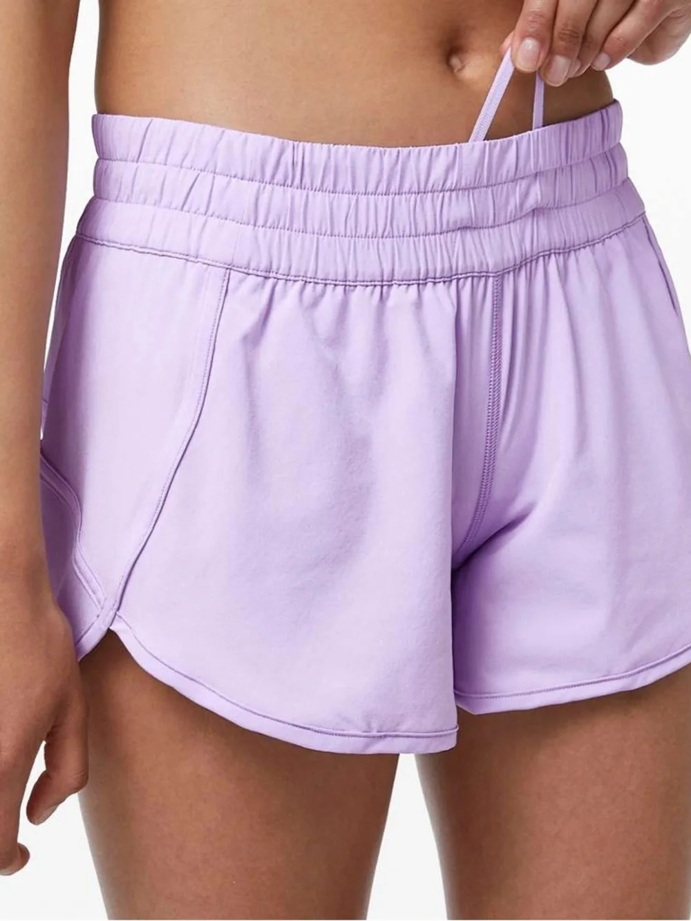 lululemon Tracker Shorts V 4” Sheer Violet SHVL Purple Athletic Running size 12 - Picture 3 of 12